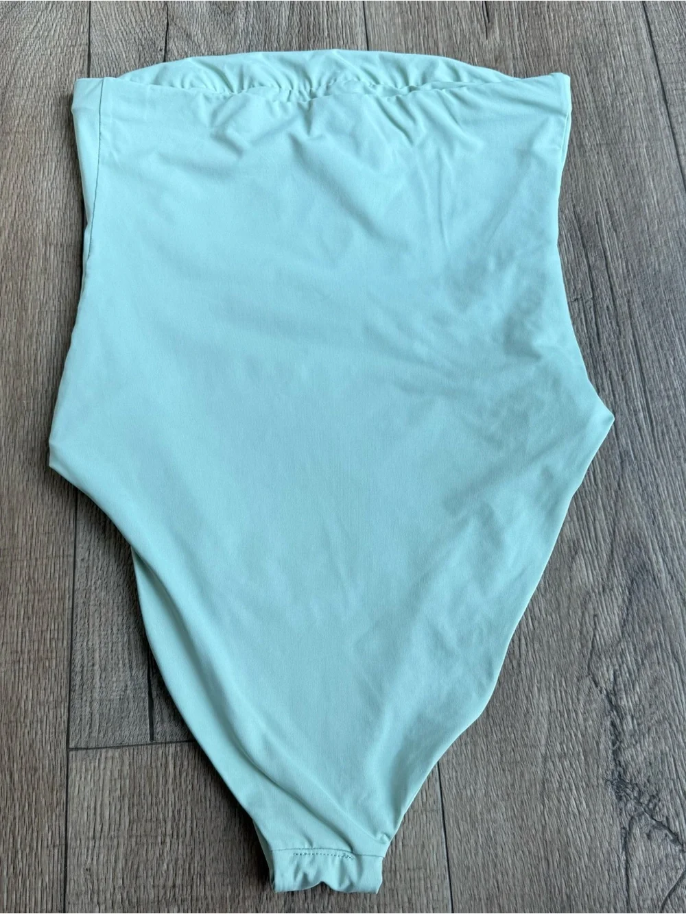 Free People x Toast signature tube one piece swimsuit size large mint green